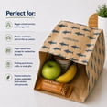 thumbnail image 2 of Lunchskins Compostable and Recyclable Paper Lunch Sac, Shark, 100 ct., 2 of 6