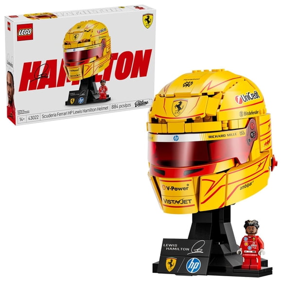 LEGO Editions Scuderia Ferrari HP Lewis Hamilton Helmet, 884 pc.