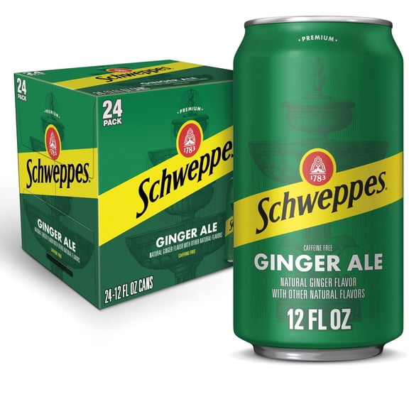 Schweppes Ginger Ale 12 fl. oz., 24 pk.