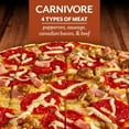 thumbnail image 2 of DiGiorno Loaded Carnivore  Ultra Thin Pizza, Frozen, 3 pk., 2 of 4