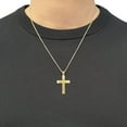thumbnail image 3 of 14K Yellow Gold Cross on 22" Chain, 3 of 4