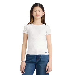 Levi's Girls Jacquard Short Sleeve Knit Top