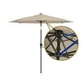 thumbnail image 2 of Above 9' Patio Market Umbrella OneClick Gen2 with Push Button Tilt, 2 of 9