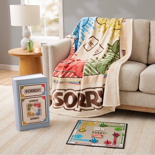 Licensed Classic Boxed Board Game Silk Touch Throw, 50" x 70"