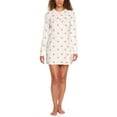 thumbnail image 1 of Loft Women's Henley Pointelle Sleep Dress, 1 of 5