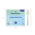 thumbnail image 2 of Repurpose Compostable Forks, Beige, 270 ct., 2 of 6