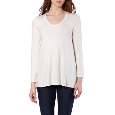 Hue Women's Long Sleeve Tunic T-Shirt