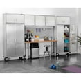 thumbnail image 19 of Seville Classics UltraHD 8-Piece Steel Garage Cabinet Storage Set With Height Adjustable Workbench, 12 Feet Wide Assorted Colors, 19 of 20