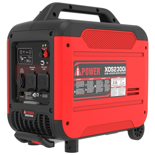 発電機・ポータブル電源 Spooky2 Portable GeneratorX Pro A-iPower Portable Inverter Generator, 2300-Watt CO Sensor, Light