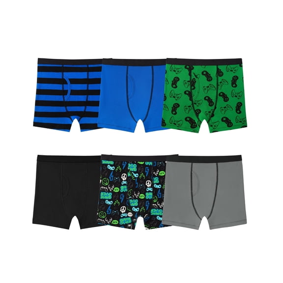 Member's Mark Boys 6- pack Organic Cotton Boxer Brief