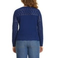 thumbnail image 3 of Nine West Women's Pointelle Sweater, 3 of 7