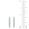 thumbnail image 3 of 0.46 CT. T.W. Round Cut Diamond Hoop Earrings in 14K Gold, 3 of 3