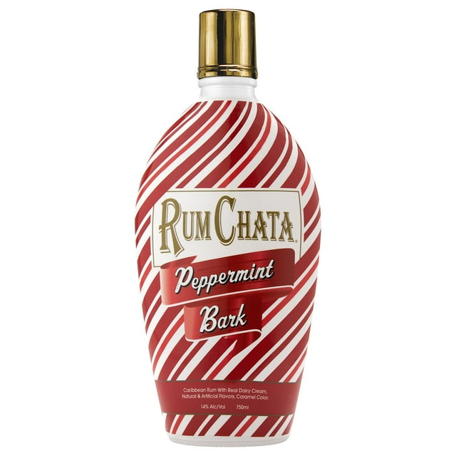 RumChata Peppermint Bark Cream Liqueuer, 750 ml