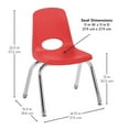 thumbnail image 4 of 12" Stack Chair Swivel Glide, 6-Piece, Choose Color, 4 of 8
