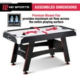 thumbnail image 4 of MD Sports 60" 2-Player Air Hockey Table with Electronic Scorer, 4 of 9
