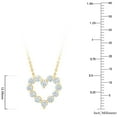 thumbnail image 4 of 0.50 CT. T.W. Round Cut Heart Shaped Diamond Pendant Necklace in 14K Gold, 4 of 6