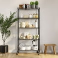 thumbnail image 8 of Seville Classics 5-Tier Steel Wire Shelving, 36” W x 14” D x 75.5” H, 8 of 10