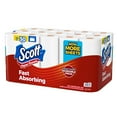 thumbnail image 4 of Scott Fast Absorbing Choose-A-Sheet 1-Ply Paper Towels 15 rolls, 108 sheets/roll, 4 of 5
