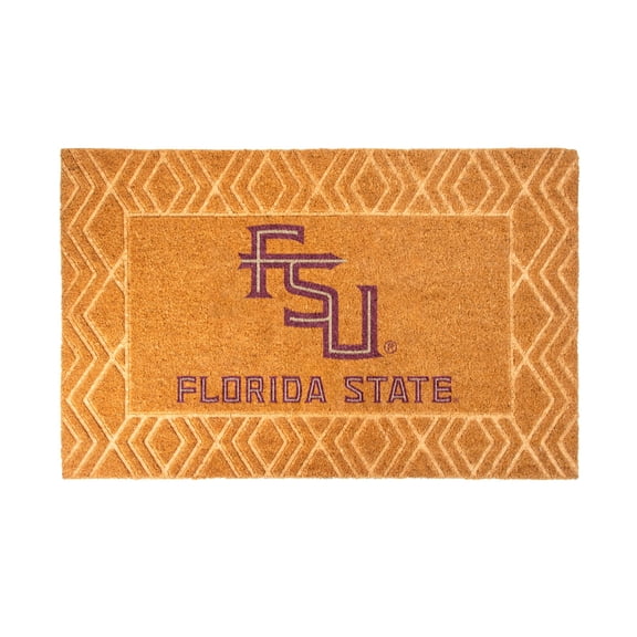 Logo Brands Florida State Seminoles Coir Outdoor Mat
