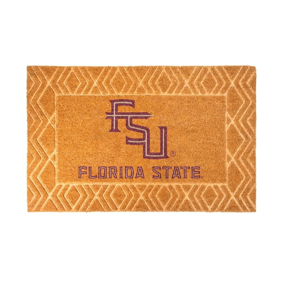 Logo Brands Florida State Seminoles Coir Outdoor Mat