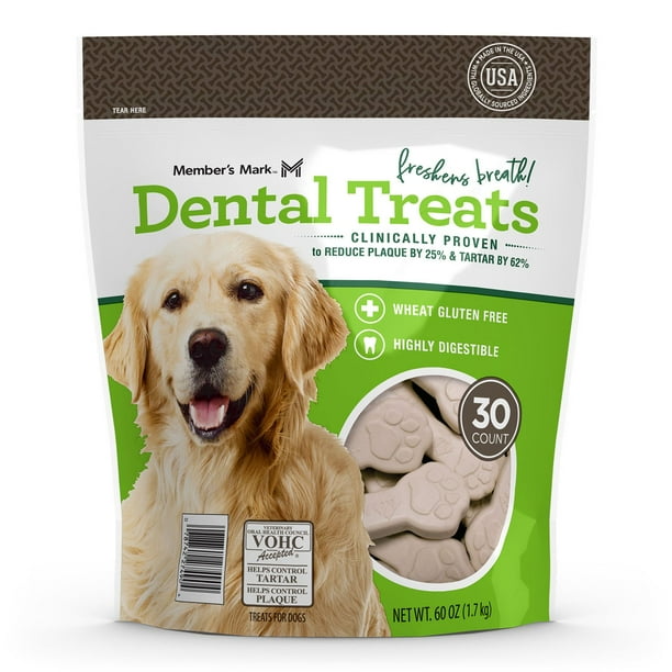 Member's Mark Dental Chew Treats for Dogs, 30