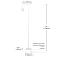 thumbnail image 3 of Globe Electric Holden Floor Lamp in Matte White with Vintage Edison Light Bulb, 3 of 9