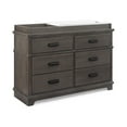 thumbnail image 1 of Simmonds Kids, Asher 6 Drawer Dresser with Changing Top and Interlocking Drawers, 1 of 16