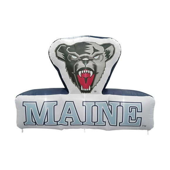 Logo Brands Maine Black Bears Pre-Lit 7’x10’ Team Inflatable