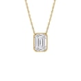 thumbnail image 1 of Lab Created Diamond Pendant in 14K Gold, 1 of 6
