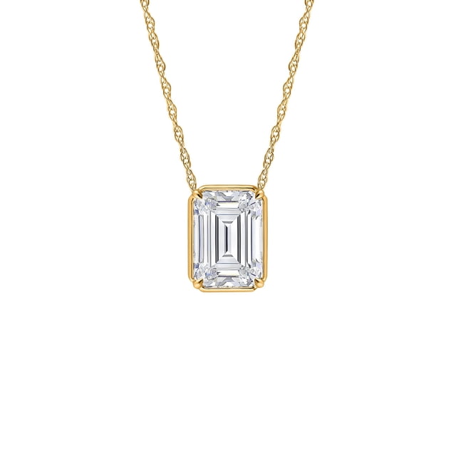 Lab Created Diamond Pendant in 14K Gold