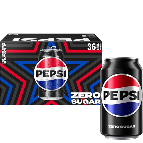 Pepsi Zero Sugar, 12 fl. oz., 36 pk.