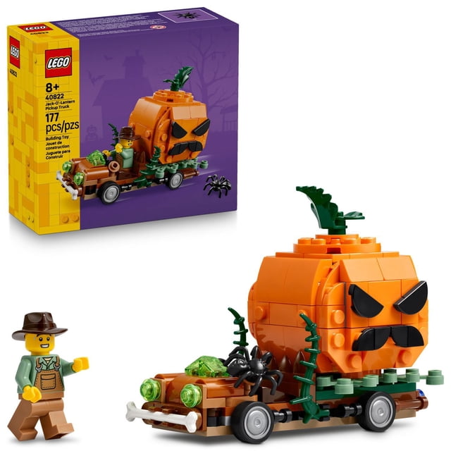 LEGO Jack-O'-Lantern Pickup Truck Building Set, 177 pc.