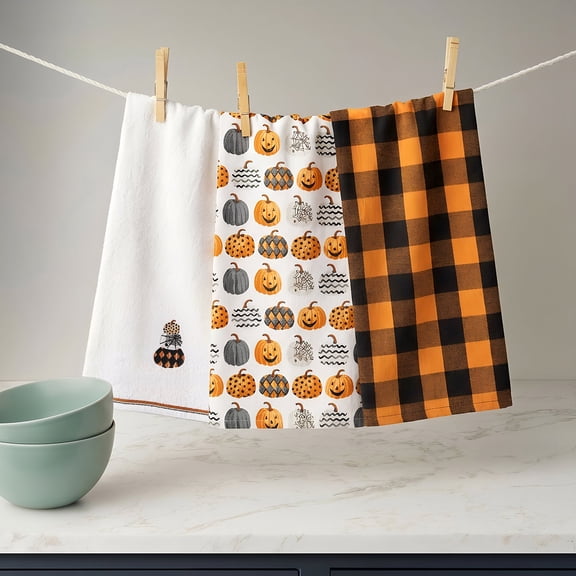Member's Mark Halloween Kitchen Towel Set, 6-Pack