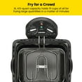 thumbnail image 3 of Chefman 4.5 Qt. Stainless Steel Deep Fryer & Restaurant-Style Wire Basket, 3 of 7