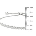 thumbnail image 3 of Sterling Silver and 0.25 CT. T.W. Diamond Tennis Style Bolo Bracelet, 3 of 5