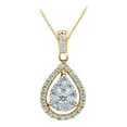 thumbnail image 6 of 0.96 CT. T.W. Diamond Earring and Pendant Necklace Set in 14K Gold, 6 of 9