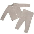 thumbnail image 1 of Barefoot Dreams CozyChic Lite Baby Classic Cardi & Pant Set, 1 of 5