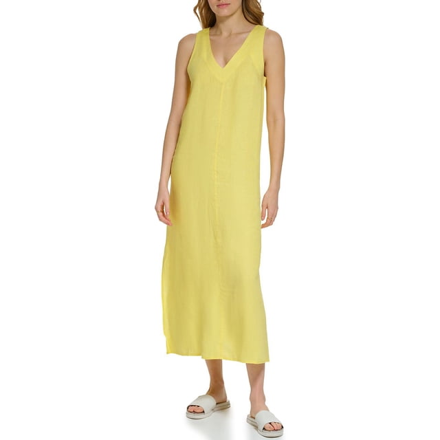 DKNY Women's Linen Maxi Dress