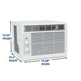 thumbnail image 2 of GE 5,000 BTU Mechanical Window Air Conditioner for Small Rooms, White, 2 of 8