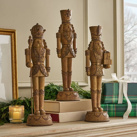 Member's Mark Carved Classic Nutcrackers, Set of 3