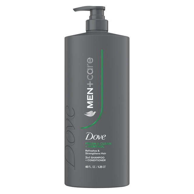 Dove Men+Care Fresh & Clean 2-in-1 Shampoo + Conditioner, 40 fl. oz.