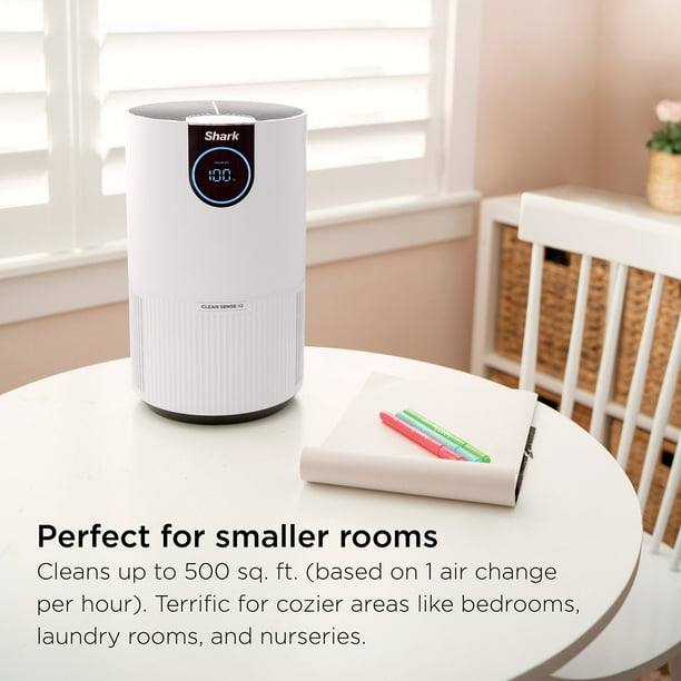 Shark Clean Sense Portable Air Purifier with Odor Neutralizer Technology, HEPA  Filter, 500 sq. ft