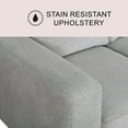 thumbnail image 3 of Elliot Stain-Resistant Fabric Reversible Sofa Chaise Sectional, Assorted Colors, 3 of 14
