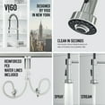 thumbnail image 6 of VIGO Pull-Out Spray Kitchen Faucet, Chrome Finish, 6 of 16