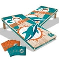 thumbnail image 1 of YouTheFan Miami Dolphins 2'x4' Cornhole Board Set, 1 of 6