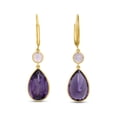 thumbnail image 4 of Multi-Gemstone Dangle Earrings in 14K Gold, 4 of 6