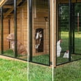 thumbnail image 7 of Backyard Discovery 7' x 5' Cedar Wood and Galvanized Steel Animal Enclosure with Feeding Door, 7 of 16