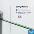 thumbnail image 19 of Breeze 36” x 36” x 77” Corner Shower Kit with Clear Glass, Walls, Base and Hardware, 19 of 20