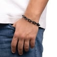 thumbnail image 5 of Mens Paperclip Bracelet in Stainless Steel, 5 of 5