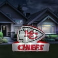 thumbnail image 3 of Logo Brands Kansas City Chiefs Pre-Lit 7’x10’ Team Inflatable, 3 of 6